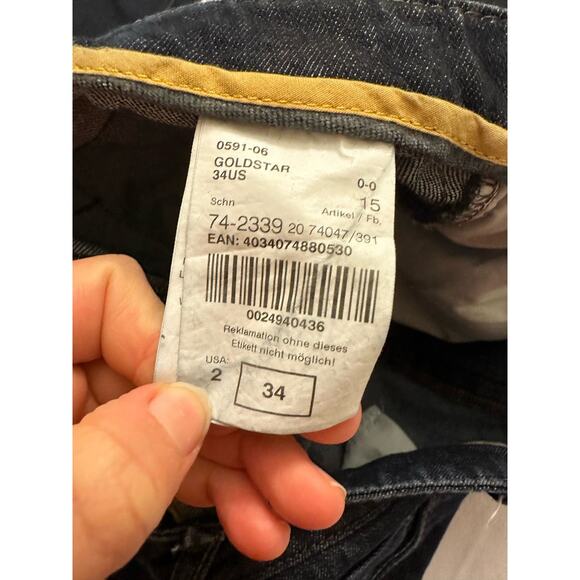 Rosner Woman's Wide Leg Dark Wash Jeans Size 2 - Picture 4 of 5